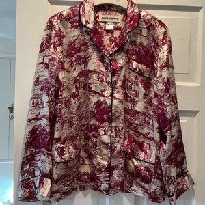 Caron Callahan silk blouse